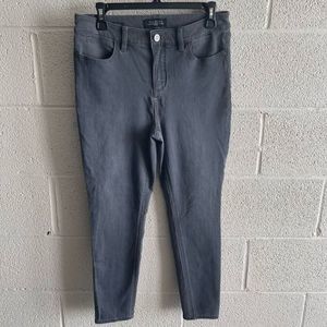 Talbots Flawless Five-Pocket Denim Jegging - Cadet Grey Size 10 Petite